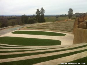 Artificial Turf Used in Outdoor Amphitheater 2