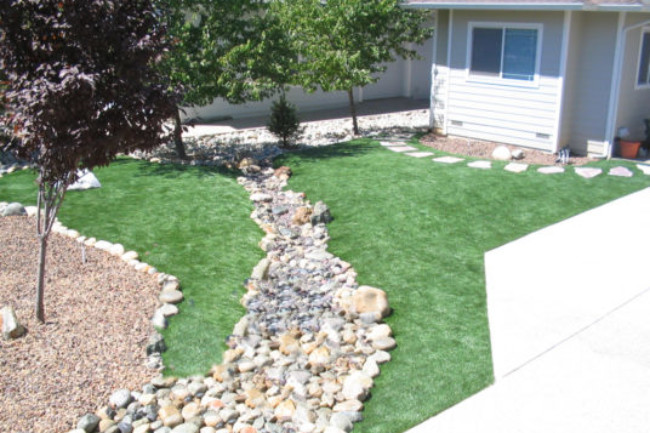 Examples Of Dry Creek Beds And, Landscaping Rocks Costco