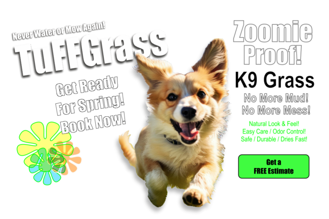 Artificial K9 Grass for Dogs - overlay image